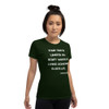 Your time is limited. So don't waste it living someone else's life. - Steve Jobs - Ladies Cotton Short Sleeve T-Shirt Motivational quotes 7814672
