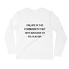 Failure is the condiments that give success to its flavor. - Fitted Long Sleeve Crew Motivational quotes 7816019