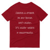 Seeing a spider in my room isn't scary. It's scary when it disappears. - Lightweight Fashion Short Sleeve T-Shirt Funny quotes 7819447