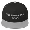 You are one in a melon. - Flat Bill Cap Funny quotes 7819835