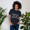 Storms make trees take deeper roots. - Unisex Short Sleeve T-Shirt Motivational quotes 7813978