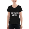 Normal is boring - Lightweight V-Neck T-Shirt Funny quotes 7816840