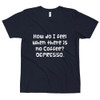 How do I feel when there is no Coffee? DEPRESSO. - Unisex Short Sleeve T-Shirt Funny quotes 7818006