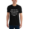 Hang out with people who make you forget to look at your phone. - Fitted Long Sleeve Crew Motivational quotes 7815648