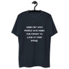 Hang out with people who make you forget to look at your phone. - Fitted Long Sleeve Crew Motivational quotes 7815648