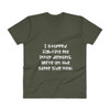 I stopped fighting my inner demons. We're on the same side now. - Lightweight Fashion V-Neck T-Shirt Funny quotes 7818800