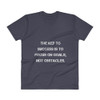 The key to success is to focus on goals, not obstacles. - Lightweight Fashion V-Neck T-Shirt Motivational quotes 7814274
