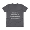 The key to success is to focus on goals, not obstacles. - Lightweight Fashion V-Neck T-Shirt Motivational quotes 7814274