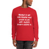 Maybe if we tell people the brain is an app, they'll start using it. - Ultra Cotton Long Sleeve T-Shirt Funny quotes 7819511
