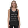 How do I feel when there is no Coffee? DEPRESSO. - Fine Jersey Tank Top Unisex Funny quotes 7817433