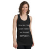 How do I feel when there is no Coffee? DEPRESSO. - Fine Jersey Tank Top Unisex Funny quotes 7817433