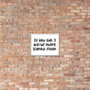 If you fall, I will be there. Signed: Floor. - Matte Paper Framed Poster Funny quotes 7817515