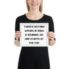There's nothing wrong in being a beginner. No one starts at the top. - Matte Paper Framed Poster Motivational quotes 7814611