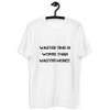 Wasted time is worse than wasted money. - Fitted Long Sleeve Crew Motivational quotes 7815623