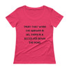 Trust that when the answer is no, there is a better yes down the road. - Ladies Sheer Scoopneck T-Shirt Motivational quotes 7815673