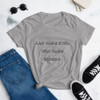 Last name Ever, first name Greatest. - Ladies Ringspun Fashion Fit T-Shirt Funny quotes 7816627