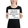 There are no shortcuts to any place worth going. - Beverly Sills - Matte Paper Framed Poster Motivational quotes 7814734