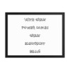 With great power comes great electricity bills! - Matte Paper Framed Poster Funny quotes 7819703