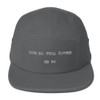 Life happens. Coffee helps. - Cotton 5Panel Camper Funny quotes 7819853