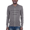 Last name Ever, first name Greatest. - Unisex Triblend Lightweight Zip Hoodie Funny quotes 7816851