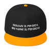 Nobody is perfect. My name is Perfect! - Wool Blend Snapback Funny quotes 7819929