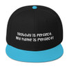 Nobody is perfect. My name is Perfect! - Wool Blend Snapback Funny quotes 7819929