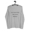 Last name Ever, first name Greatest. - Unisex Long Sleeve Shirt Funny quotes 7817022