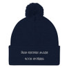 Bad choices make good stories. - Pom Pom Knit Cap Funny quotes 7820092