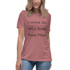 I would kill for a Nobel Peace Price! - Women's Relaxed Short Sleeve Jersey Tee Funny quotes 7817013