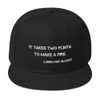 It takes two flints to make a fire. - Louisa May Alcott - Wool Blend Snapback Motivational quotes 7820340