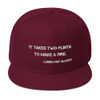It takes two flints to make a fire. - Louisa May Alcott - Wool Blend Snapback Motivational quotes 7820340