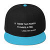 It takes two flints to make a fire. - Louisa May Alcott - Wool Blend Snapback Motivational quotes 7820340