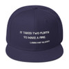 It takes two flints to make a fire. - Louisa May Alcott - Wool Blend Snapback Motivational quotes 7820340