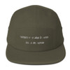 When you are Downie, eat a brownie. - Cotton 5Panel Hat Funny quotes 7819951
