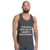 This life is hard, but it's harder if you're stupid. - Fine Jersey Tank Top Unisex Funny quotes 7818152