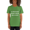 If opportunity doesn't knock, build a door. - Unisex Short Sleeve Jersey T-Shirt Motivational quotes 7815074