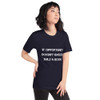 If opportunity doesn't knock, build a door. - Unisex Short Sleeve Jersey T-Shirt Motivational quotes 7815074