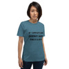 If opportunity doesn't knock, build a door. - Unisex Short Sleeve Jersey T-Shirt Motivational quotes 7815074