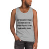 My biggest fear is being in the same place this time next year. - Ultra Cotton Tank Top Motivational quotes 7813705