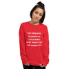 The greatest pleasure in life is doing what people say you cannot do. - Ultra Cotton Long Sleeve T-Shirt Motivational quotes 7815536