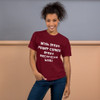 With great power comes great electricity bills! - Unisex Short Sleeve T-Shirt Funny quotes 7819187