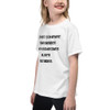 Do not compare your insides with someones else's outsides. - Youth Lightweight Fashion T-Shirt Motivational quotes 7815236