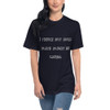 I think my soul mate might be carbs. - Unisex Short Sleeve Crew Neck Funny quotes 7816621