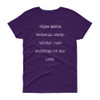 tried being normal once. Worst two minutes of my life. - Ladies Cotton Short Sleeve T-Shirt Funny quotes 7818440