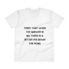 Trust that when the answer is no, there is a better yes down the road. - Lightweight Fashion V-Neck T-Shirt Motivational quotes 7814279