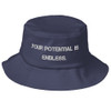 Your potential is endless. - Bucket Hat Motivational quotes 7820304