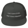 Last name Ever, first name Greatest. - Cotton Twill Flat Visor Mesh Snapback Funny quotes 7820136
