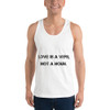 Love is a verb, not a noun. - Fine Jersey Tank Top Unisex Motivational quotes 7814223