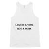 Love is a verb, not a noun. - Fine Jersey Tank Top Unisex Motivational quotes 7814223