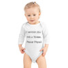 I would kill for a Nobel Peace Price! - Infant Long Sleeve Baby Rib Bodysuit Funny quotes 7816754
